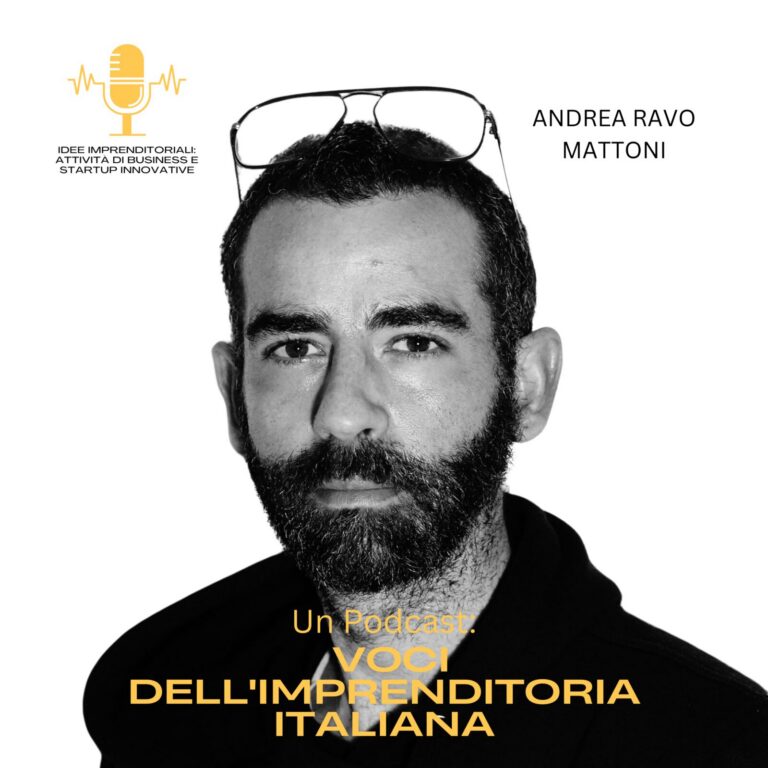 Andrea Ravo Mattoni, pittore e ideatore di Recupero del Classicismo nel Contemporaneo, ospite del podcast Idee Imprenditoriali