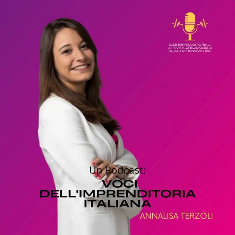 Annalisa Terzoli, fondatrice di Bloomcast, ospite del podcast Idee Imprenditoriali