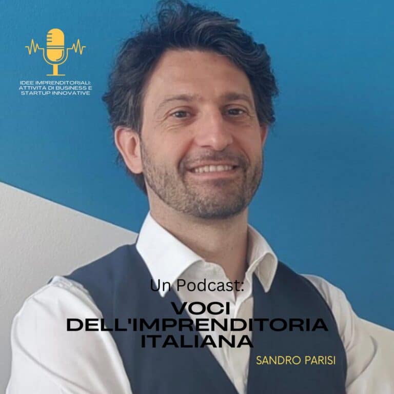 Sandro Parisi, CEO di Eudata e chairman di Ynpact e Metadonors, ospite del podcast Idee Imprenditoriali