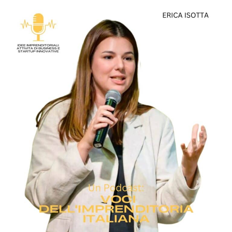Erica Isotta, cofondatrice di the D2 collective, ospite del podcast Idee Imprenditoriali