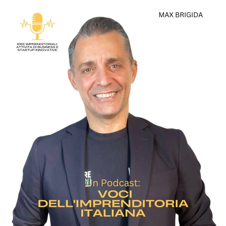 Max Brigida, fondatore di Software Italiani e ideatore di IT'S WEEK, ospite del podcast Idee Imprenditoriali