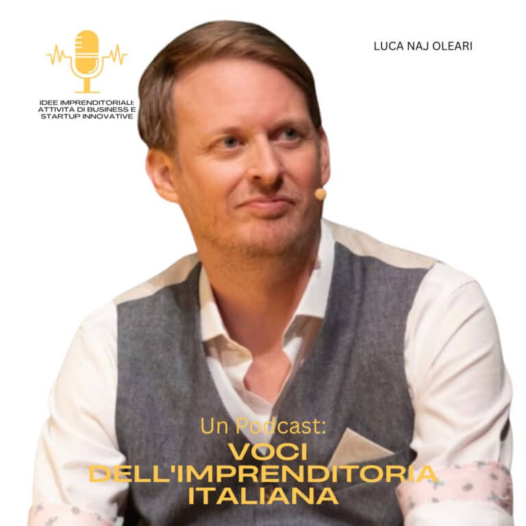 Luca Naj-Oleari, fondatore e CEO di Alma Agency, ospite del podcast Idee Imprenditoriali