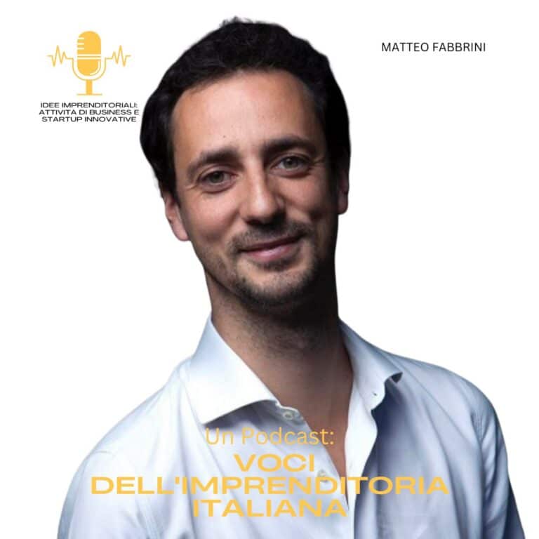 Matteo Fabbrini, fondatore e CEO di FABA, ospite del podcast Idee Imprenditoriali