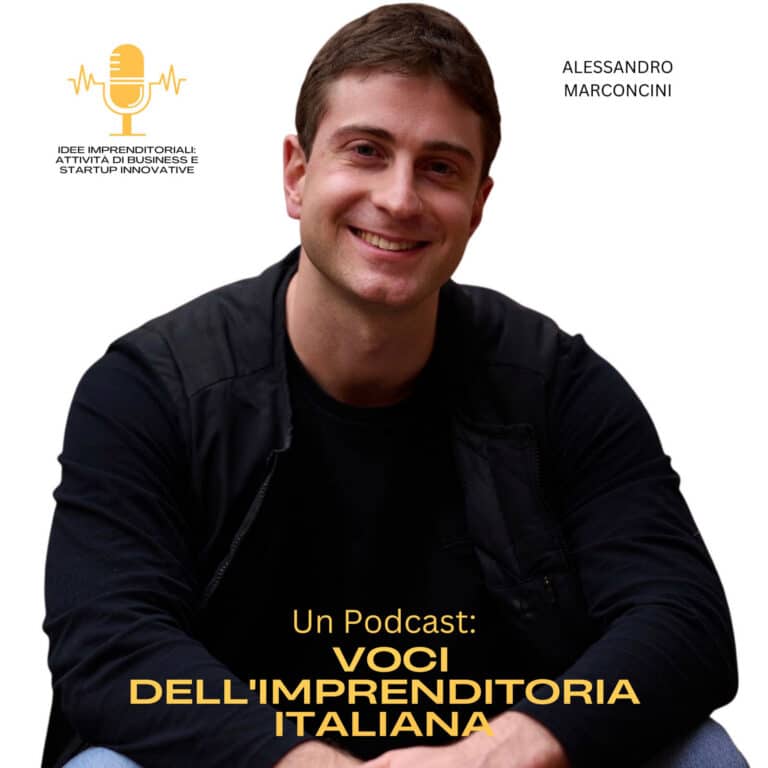 Alessandro Marconcini, cofondatore della community Dreamers, ospite del podcast Idee Imprenditoriali