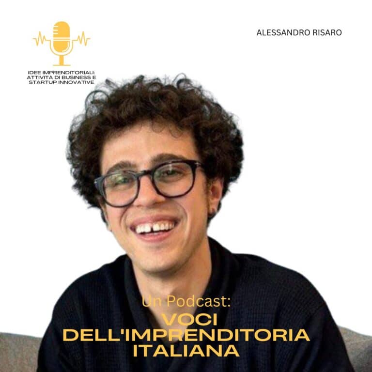 Alessandro Risaro, cofondatore di Datapizza, ospite del podcast Idee Imprenditoriali