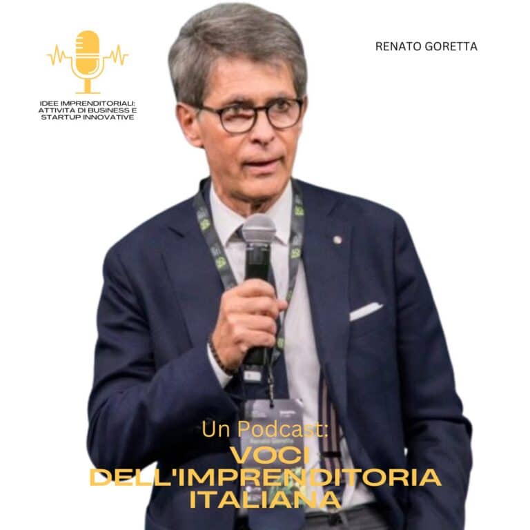 Renato Goretta, CEO di Gesta Società Benefit, ospite del podcast Idee Imprenditoriali