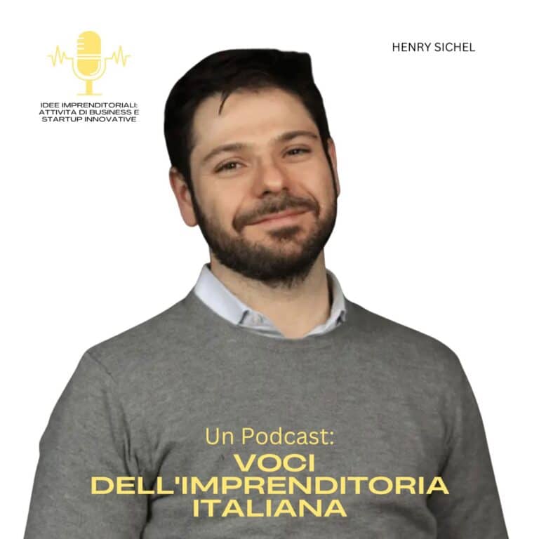 Henry Sichel, cofondatore e general manager di Caffeina, ospite del podcast Idee Imprenditoriali