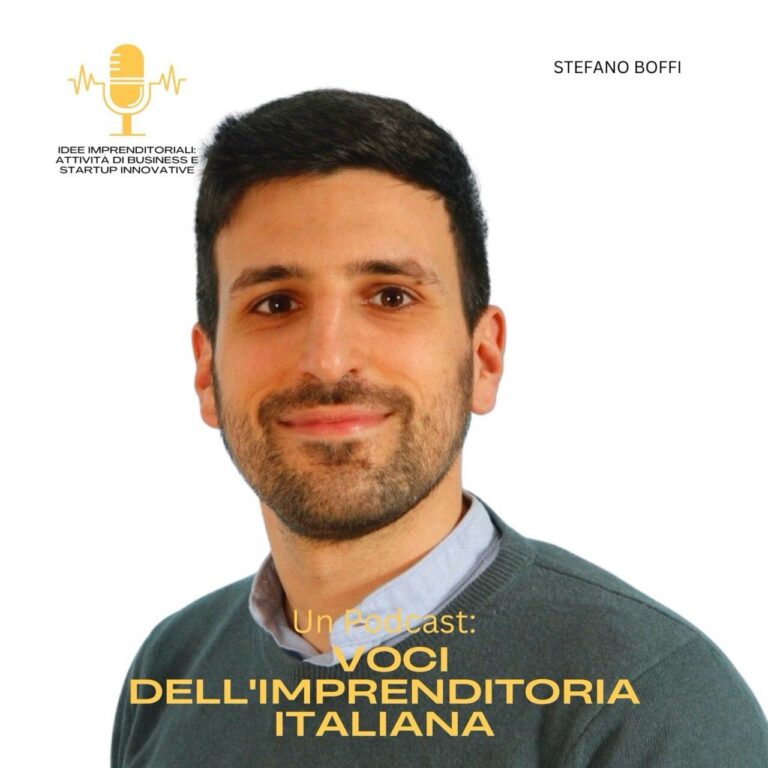 Stefano Boffi, fondatore e CEO di Amastar, ospite del podcast Idee Imprenditoriali