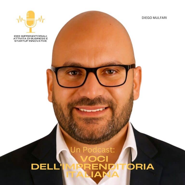 Diego Mulfari, Sales Account Manager e ideatore del Commerciale Miracoloso, ospite del podcast Idee Imprenditoriali