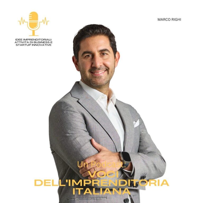 Marco Righi, cofondatore e CEO di Flash Battery, ospite del podcast Idee Imprenditoriali