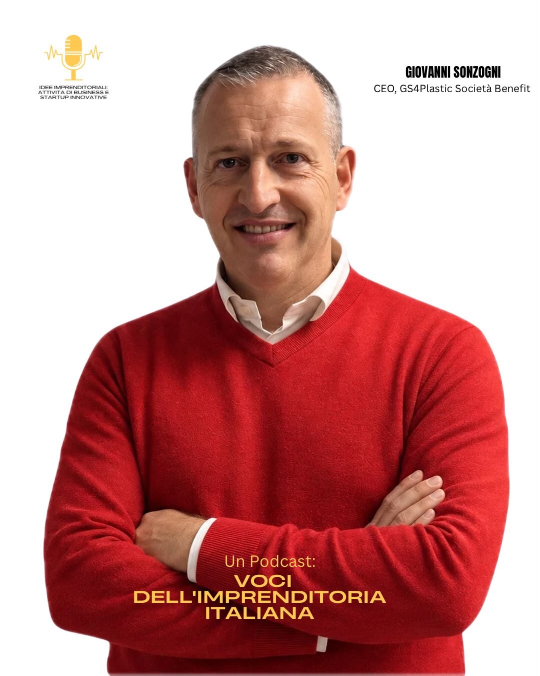 Giovanni Sonzogni, fondatore e CEO di GS4PLASTIC, ospite del podcast Idee Imprenditoriali